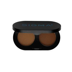 Sigma Beauty COLOR + SHAPE BROW POWDER DUO- Medium- NIB